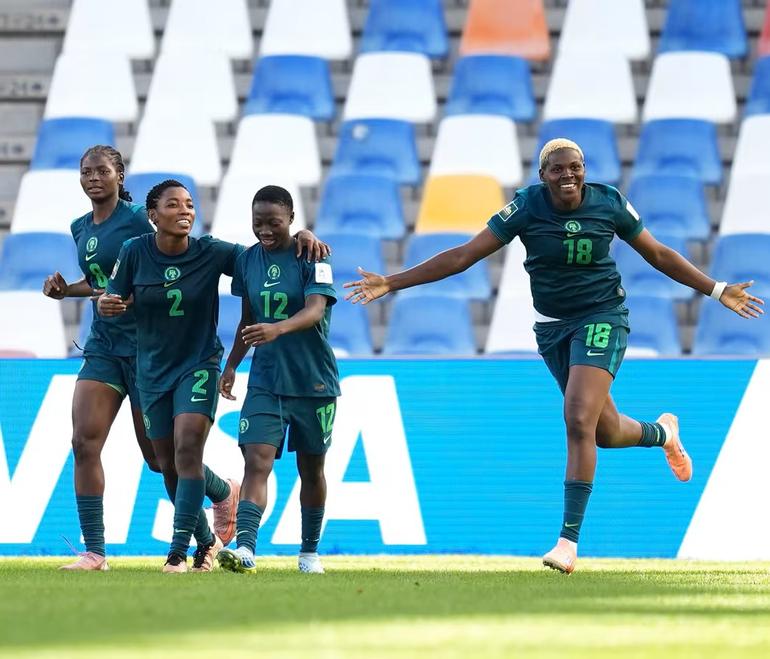 Nigeria Falconets beat England 3-0 to reach U20 quarterfinal
