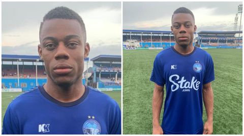 Nigerians react to photo of Enyimba player who is reportedly 18 years old