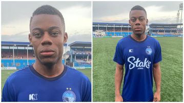 Nigerians react to photo of Enyimba player who is reportedly 18 years old