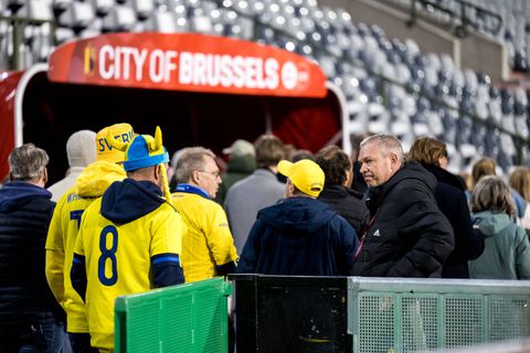 Police outside the King Baudouin Stadium in Brussels | Imago