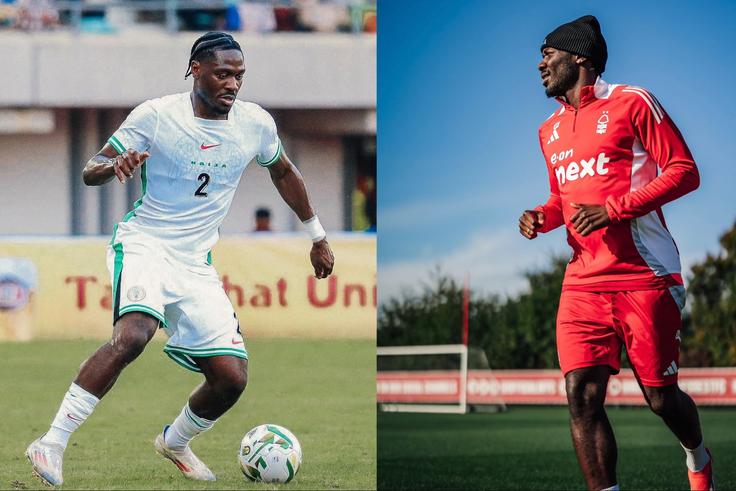 Super Eagles of Nigeria star Ola Aina returns to training with Nottingham Forest after Libya horror show.