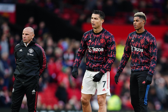 Cristiano Ronaldo and Marcus Rashford at Manchester United at Manchester United || Image credit: Imago