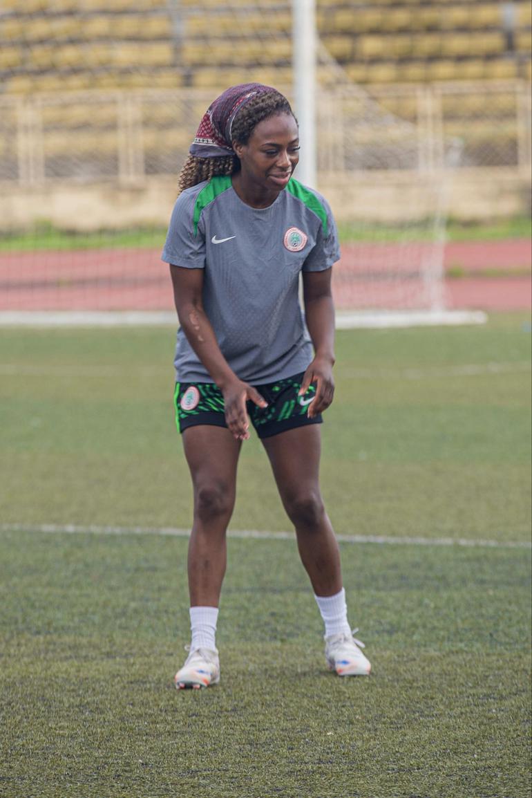 MK Don's skipper Favour Omenazu during the camping.
