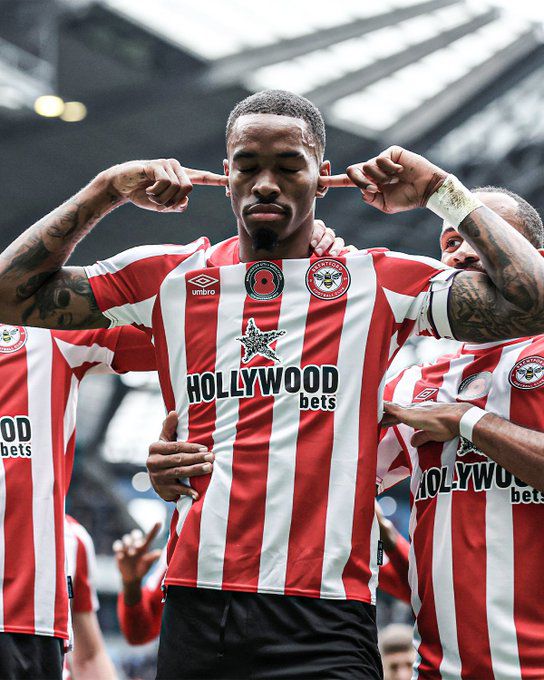 Brentford Striker Ivan Toney