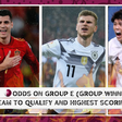 Odds on Group E