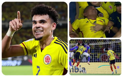Video: Luis Diaz’s dad emotional breaks down after son scored double against Brazil