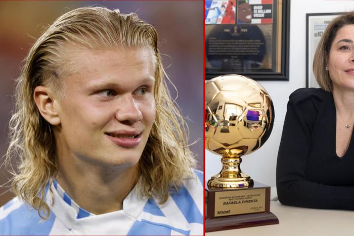 Manchester City star Erling Haaland and his agent Rafaela Pimenta