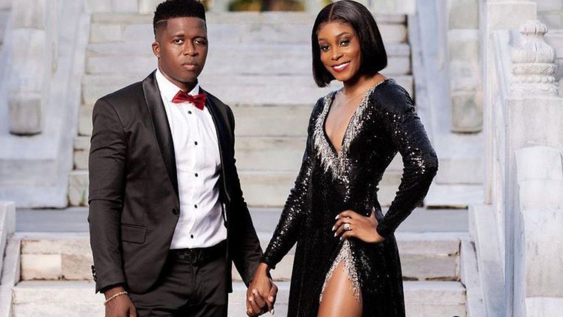    Elaine Thompson-Herah con testaruda, Marido Derron Herah 