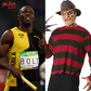 Usain Bolt takes bizarre nightmare look from Elm Street villain Freddy Krueger in Epson advert