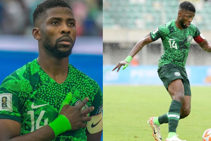 Iheanacho took to social media to celebrate captaining the Super Eagles to a draw against Lesotho