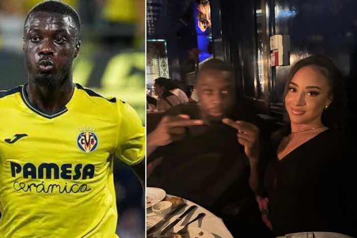 Nicolas Pépé and Teanna Trump step out for dinner date as Villarreal star shows off romance with p*rnstar