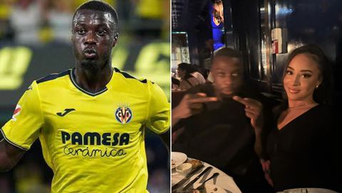 Nicolas Pépé and Teanna Trump step out for dinner date as Villarreal star shows off romance with p*rnstar