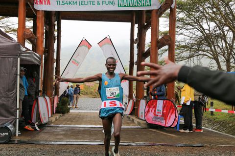 'I don't regret' - Mt. Longonot Trail Challenge winner Timothy Kibet  on his transition from road running to mountain running