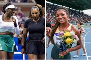 Serena Williams playfully challenges Gabby Thomas' "Grit"