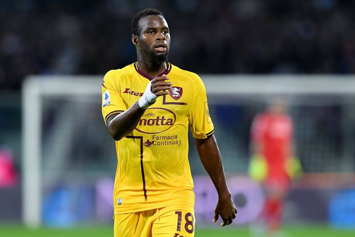 Lassana Coulibaly of US Salernitana looks on during the Serie A match between Fiorentina and US Salernitana 1919 at Stadio Artemio Franchi, Florence, Italy on 9 November 2022