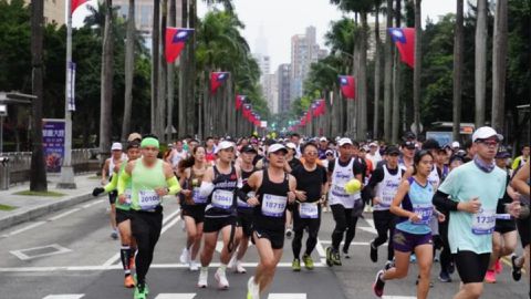 Shock as four male runners are hospitalised during Taipei City Marathon