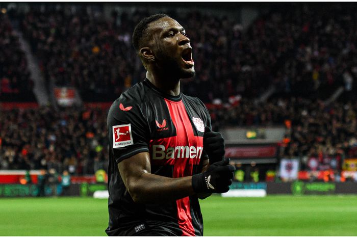 Bayer Leverkusen's star man, Victor Boniface.