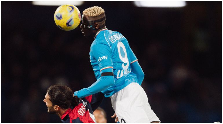 Victor Osimhen was heads above everyone else against Cagliari.