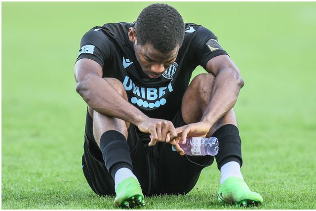 Club Brugge's Raphael Onyedika.