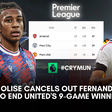 Crystal Palace vs Manchester United as it happened