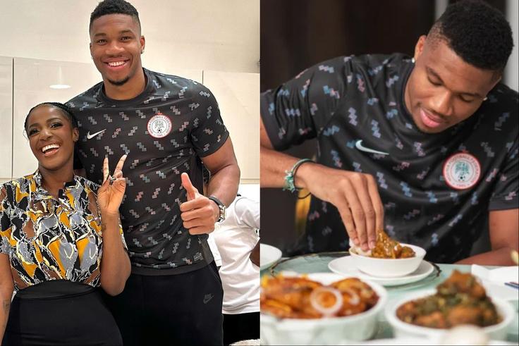 Giannis Antetokounmpo launches Igbo-speaking school, Nigerian Freak eats from celebrity Hilda Baci.