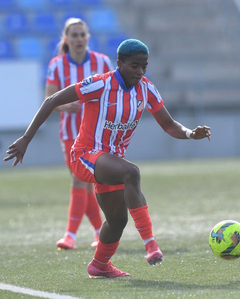 Super Falcons of Nigeria star Rasheedat Ajibade scores 1st goal of 2025 as Atletico Madrid battle to a 1-1 draw against Badalona.