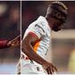Victor Osimhen during the game against Hatayspor.