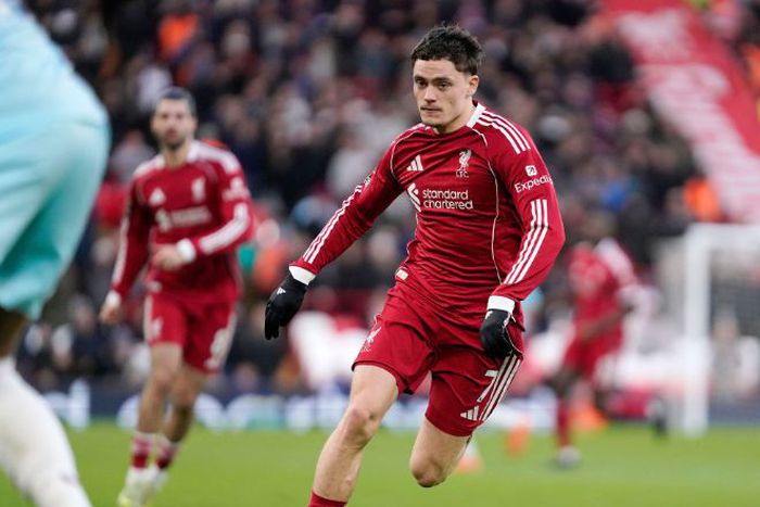 Liverpool midfielder Florian Wirtz || Image credit: Imago