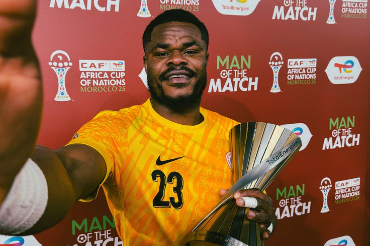 Stanley Nwabali was named Man of the Match against Egypt. (Photo Credit: CAF/X)