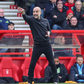 Pep Guardiola in the draw against Nottingham Forest