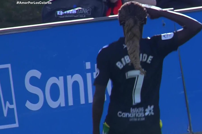 Rinsola Babajide scored for Tenerife but lost after a dubious penalty against Real Madrid.