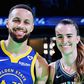 Two of the best went head to head but it was Steph Curry who came out on top against Sabrina Ionescu in 3-point shootout.