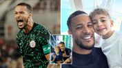 ‘The pikin fine sha’ — Super Eagles legend Troost-Ekong and his son Akpan spark reactions over viral photo