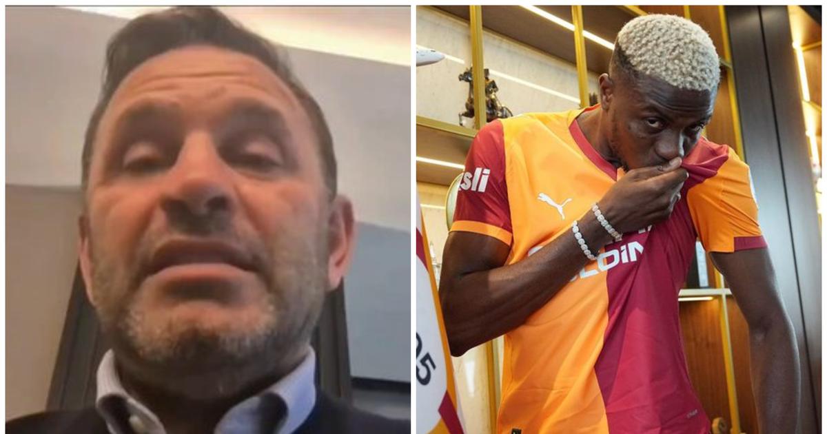 Galatasaray coach admits selfless Osimhen finished entire budget: ‘We ...