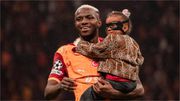 WATCH: Super Eagles striker Osimhen shows family-man side during interview takeover with daughter