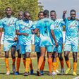Kisumu All Stars players celebrating a goal in a past match.