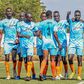 Kisumu All Stars players celebrating a goal in a past match.