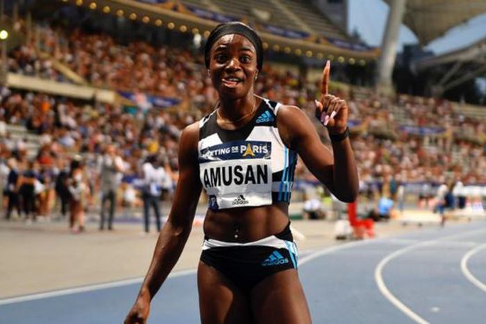 Tobi Amusan kicked off her 2023 season on a winning note in Auburn