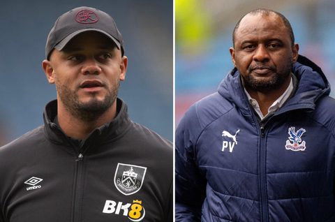 Vincent Kompany labels Patrick Vieira an 'overachiever', hits out at Crystal Palace over Arsenal legend's sack