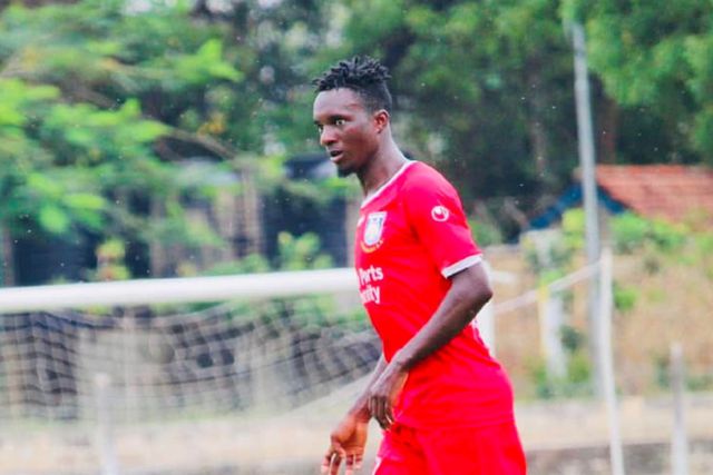 Fidel Origa in action for Bandari FC in a past match.