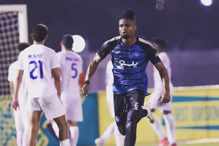 Ifeanyi Anaemena with Saudi Arabian club Al Nahda