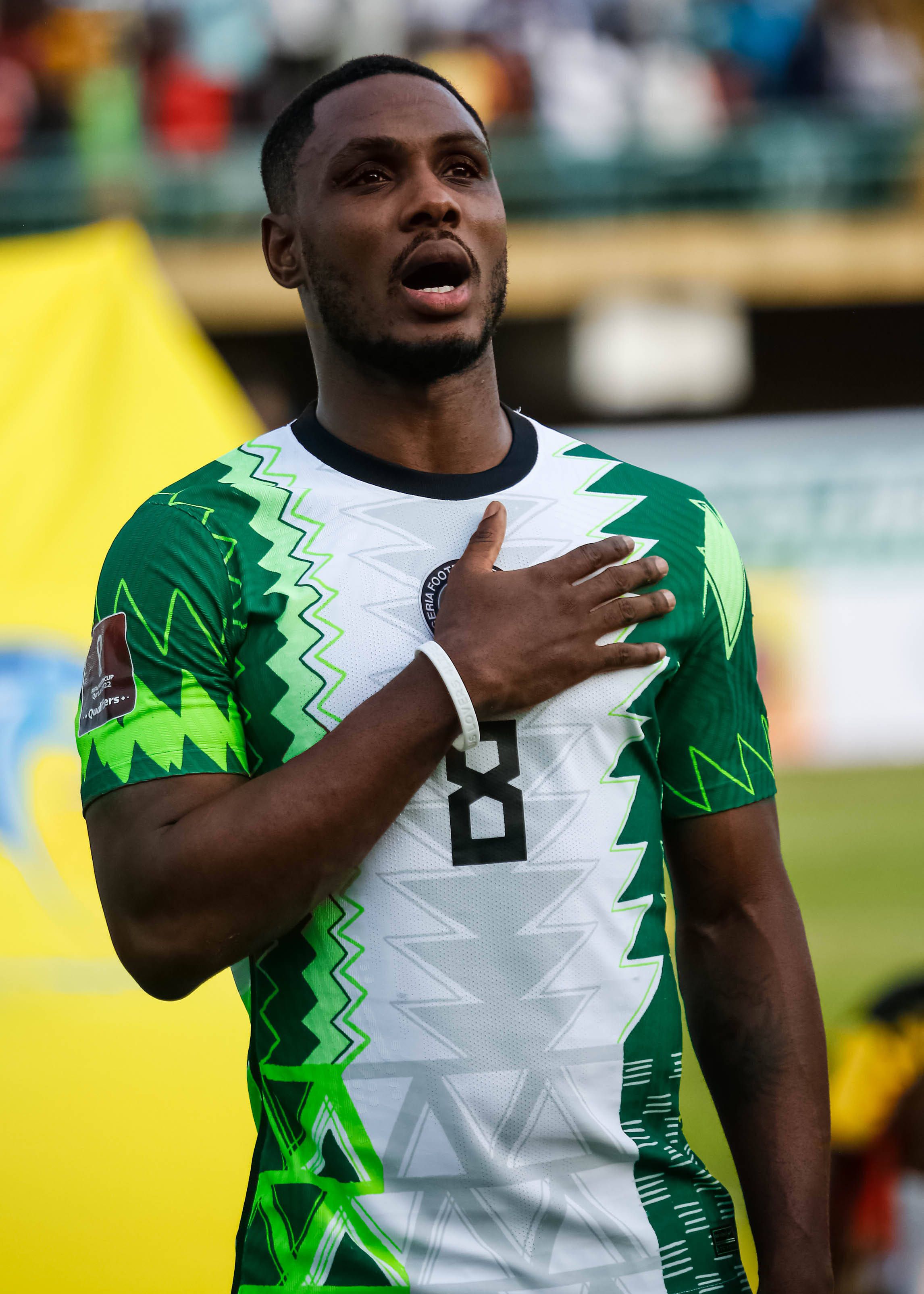 Odion Ighalo is number 9 on the Top 10 Super Eagles all-time top scorers list