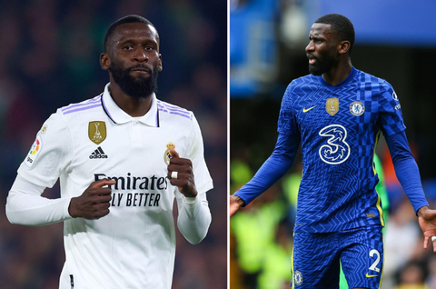 Antonio Rudiger reacts to Real Madrid drawing Chelsea in quarterfinals