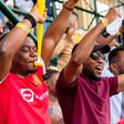 Fans at Sporting Lagos' Nigeria National League (NNL) game