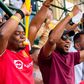 Fans at Sporting Lagos' Nigeria National League (NNL) game