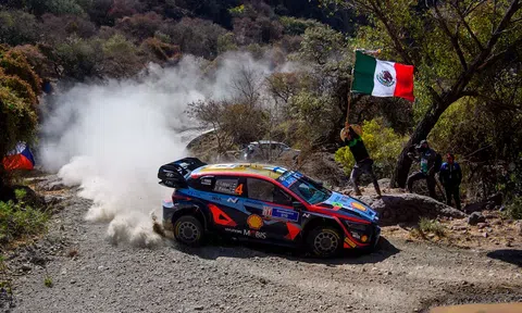 Lappi holds on to lead OgIer on eventful Friday in Mexico