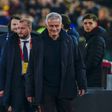 Jose Mourinho showing his emotion on the touchline during a past AS Roma match.