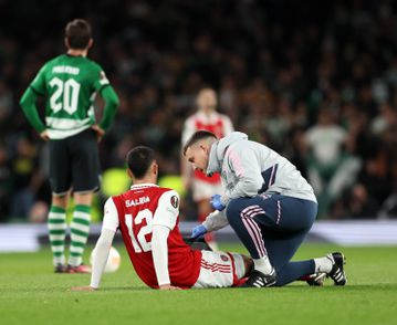 Four Arsenal players are set to miss Liverpool clash at Anfield