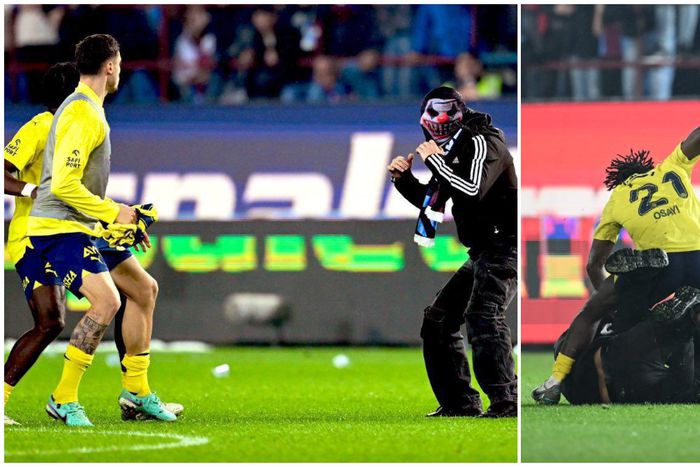 Nigeria's Bright Osayi-Samuel in action for Fenerbahce.