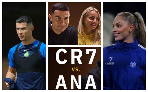 Cristiano Ronaldo challenged to a foosball game with Ana Maria Markovic by Binance